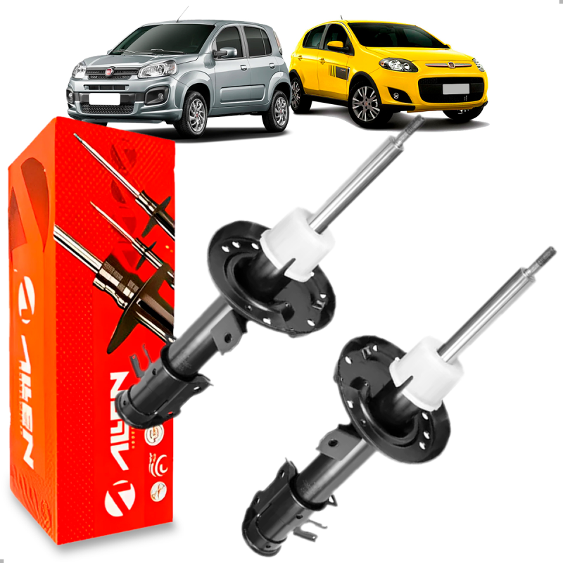 PAR AMORTECEDOR DIANTEIRO UNO DRIVE VIVACE 2011 A 2022 PALIO ATTRACTIVE 2012 A 2022  COM BARRA