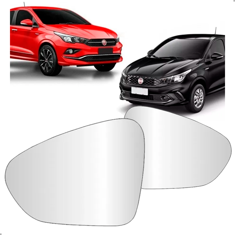 PAR LENTE DO RETROVISOR COM BASE ORIGINAL ARGO CRONOS 2017 A 2022