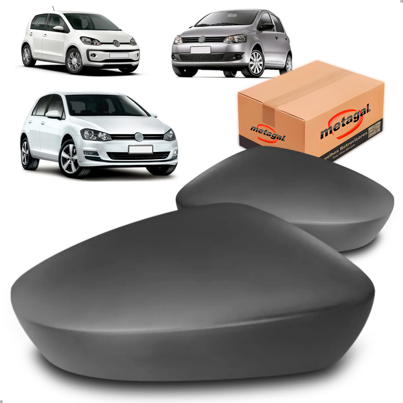 PAR CAPA RETROVISOR ORIGINAL UP 2014 A 2022 FOX GOLF 2013/
