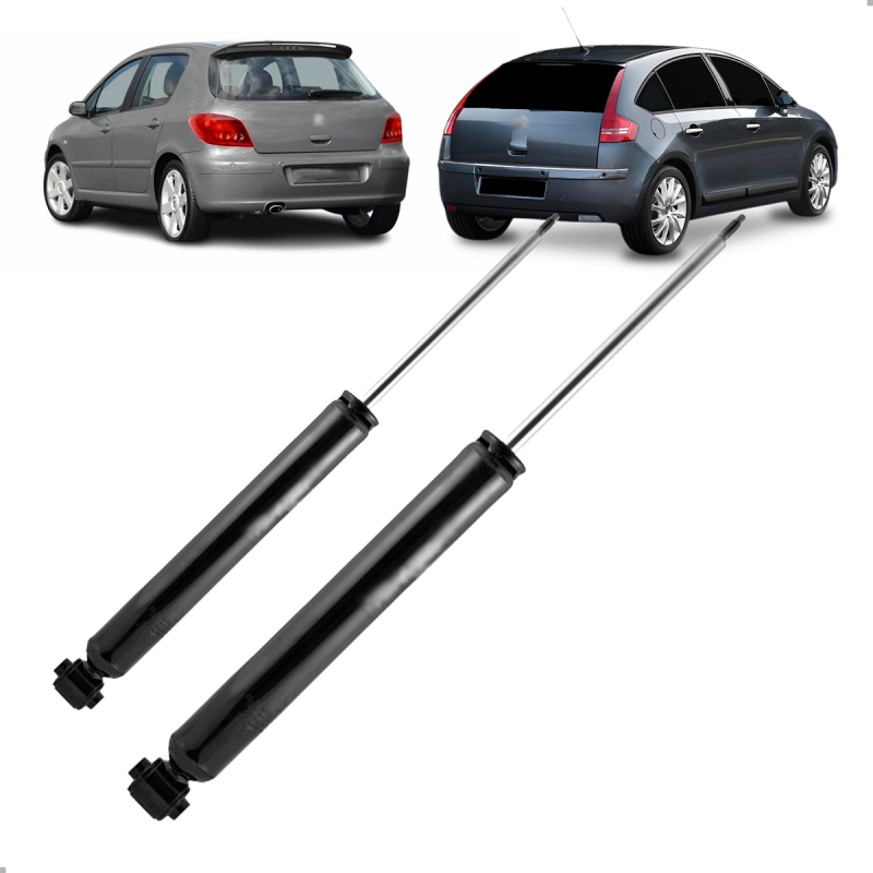PAR AMORTECEDOR TRASEIRO 307 2002 A 2012 C4 2007 A 2012