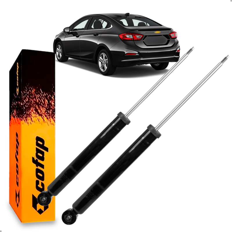 PAR AMORTECEDOR TRASEIRO CRUZE 2017 A 2022