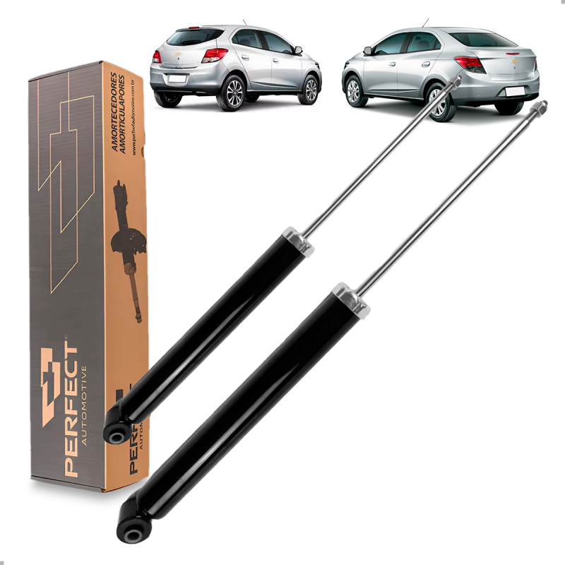 PAR AMORTECEDOR TRASEIRO ONIX PRISMA 2012 A 2019