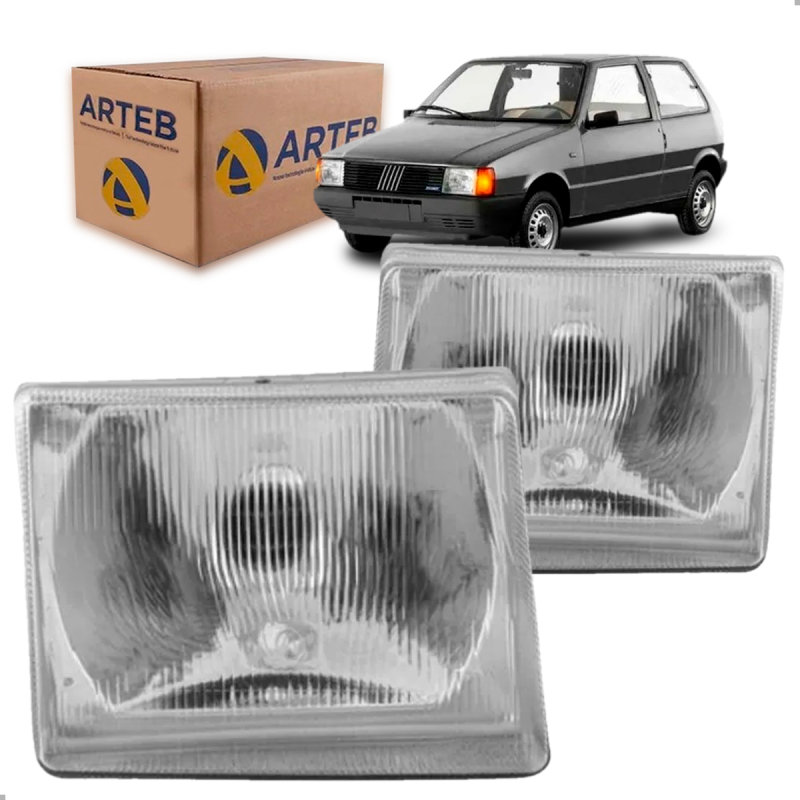 PAR FAROL UNO ELBA FIORINO BAU PICKUP PREMIO 1985 A 1990