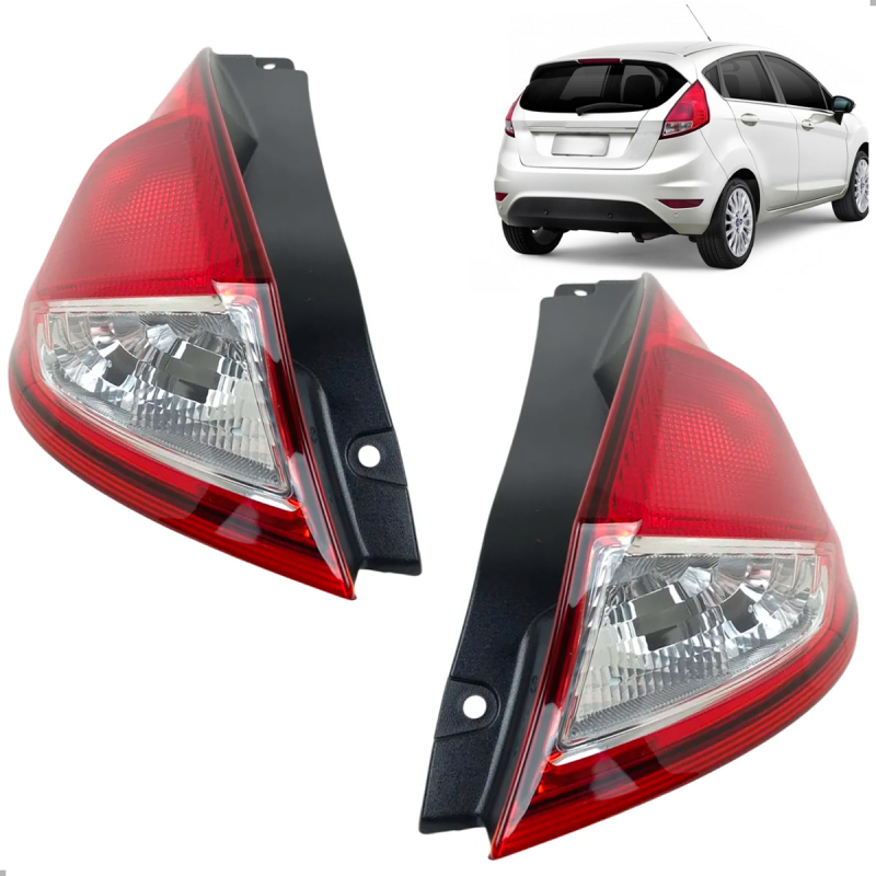 PAR LANTERNA TRASEIRA ORIGINAL NEW FIESTA HATCH 2013 A 2017