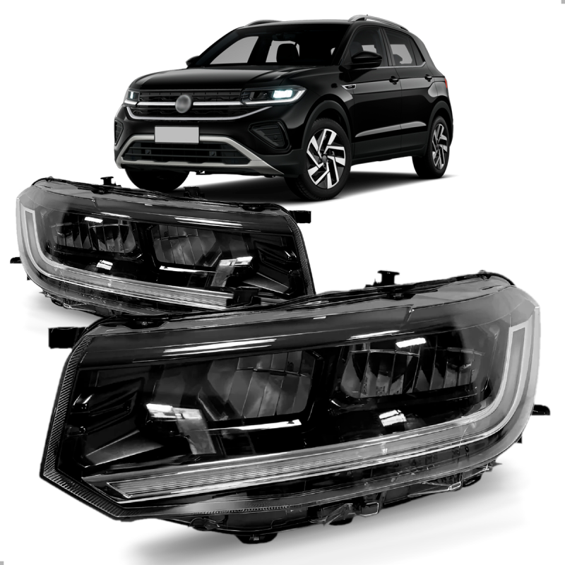 PAR FAROL T-CROSS 2025 A 2027 REGULAGEM MANUAL