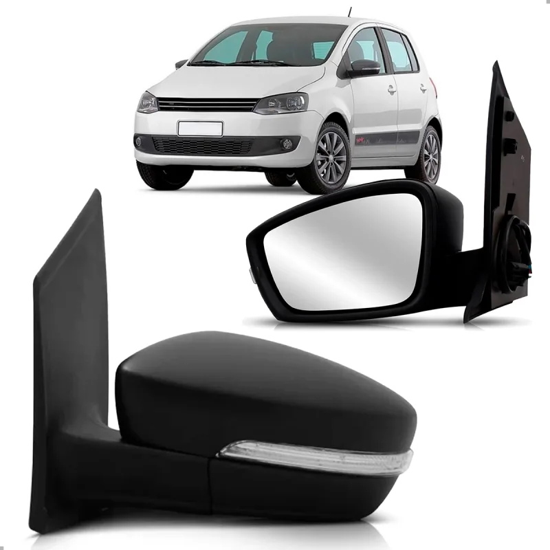 PAR RETROVISOR ORIGINAL FOX 2010 A 2014 ELETRICO COM PISCA