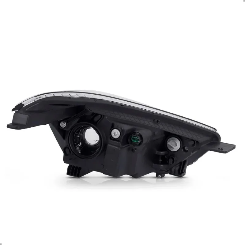 0161033 Farol Original Creta 2017 A 2021 Lado Esquerdo Cromado Regulador Manual