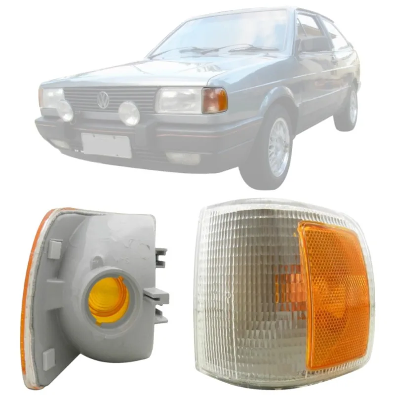 Lanterna Dianteira Pisca Gol Parati Saveiro Voyage 1991 A 1994 Lado Esquerdo Mod Arteb Cristal Defl Amba