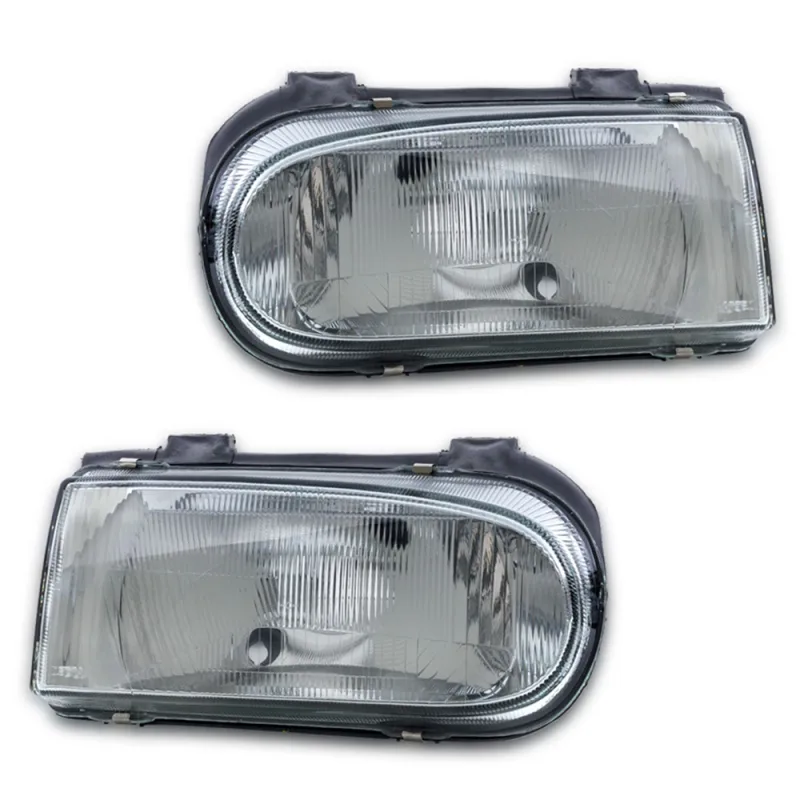 0160182 Farol Original Gol Parati Saveiro G2 Bola 1995 A 1999 Lado Direito Foco Simples Cromado