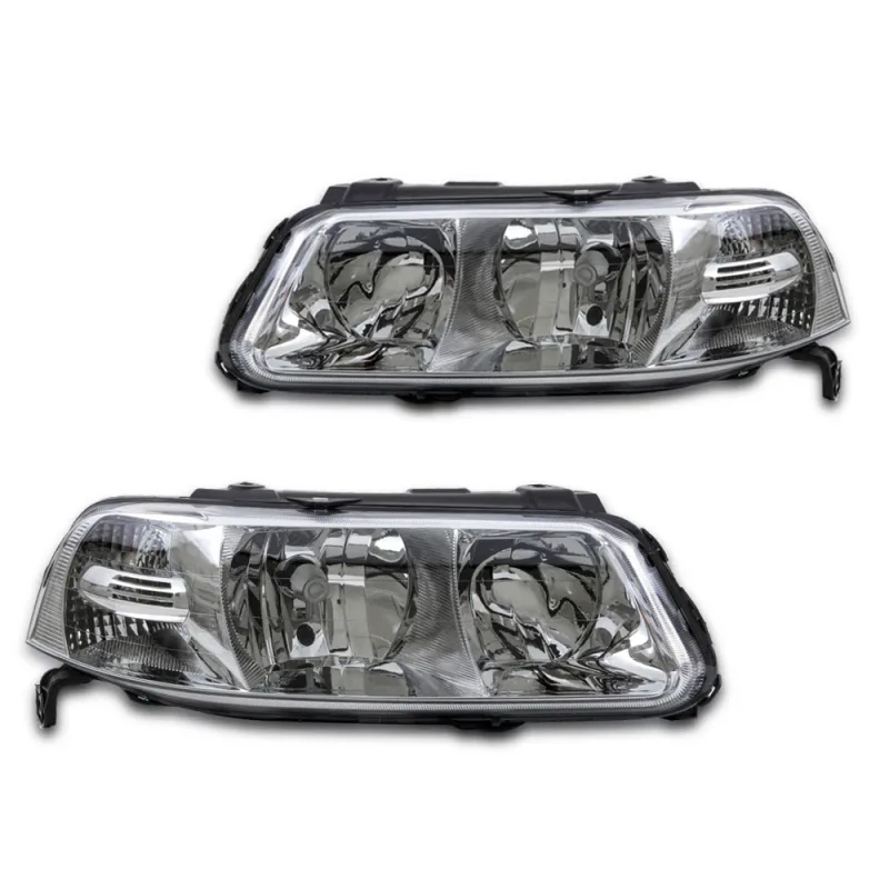 0160226 Farol Original Gol Parati Saveiro G3 2000 A 2005 Lado Direito Foco Duplo Cromado