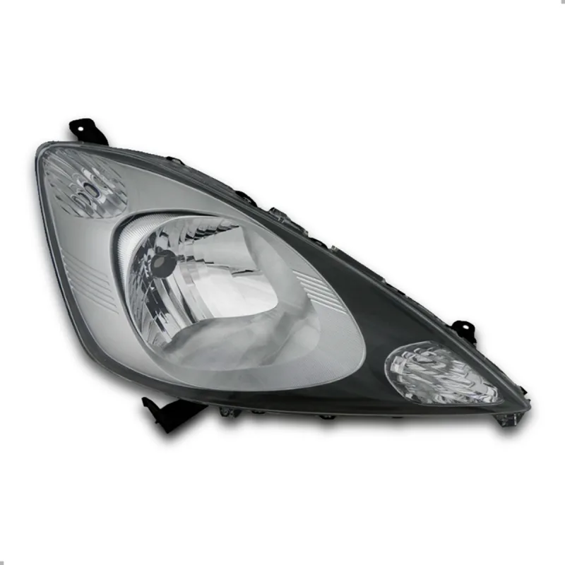 Farol Original Fit 2009 A 2012 Lado Direito Mascara Cinza