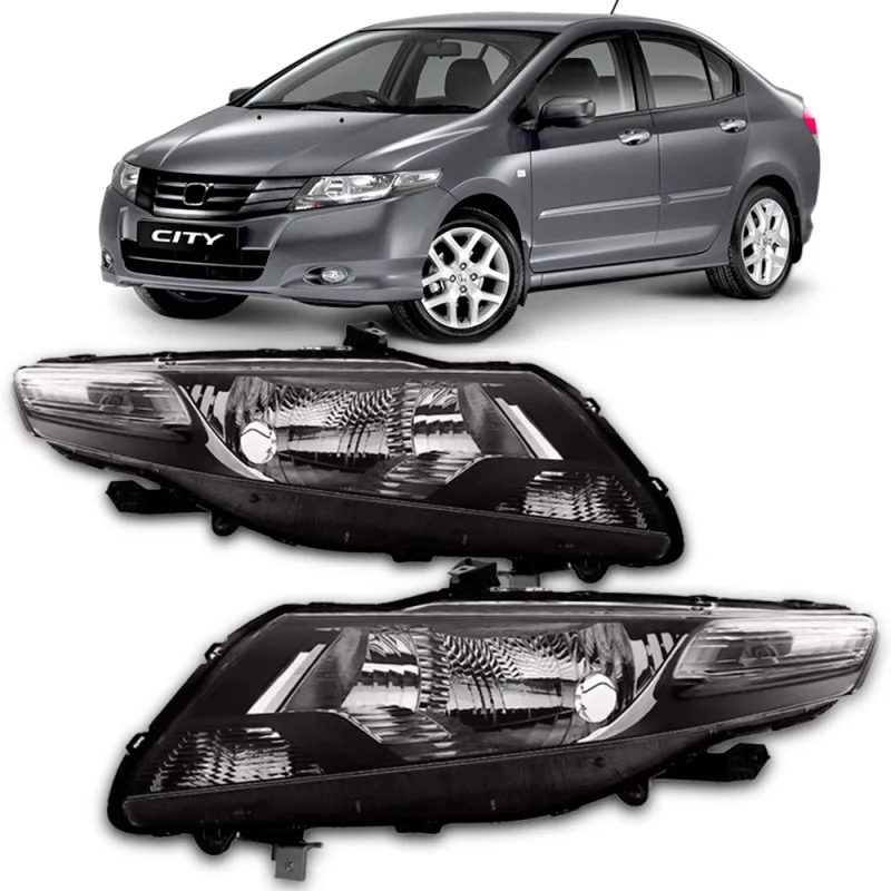 PAR FAROL CITY 2009 A 2013 SIMPLES MASCARA NEGRA ORIGINAL VALEO