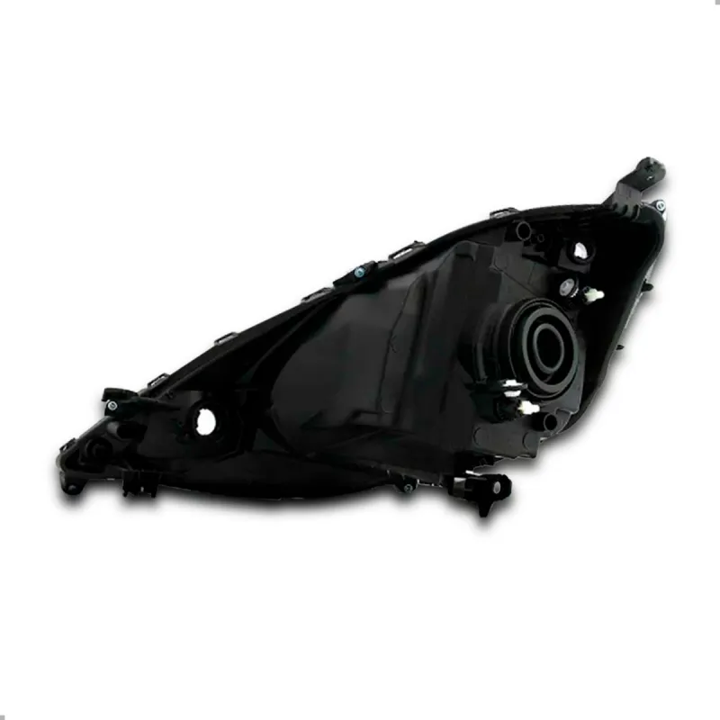 Farol Original Fit 2009 A 2012 Lado Direito Mascara Cinza