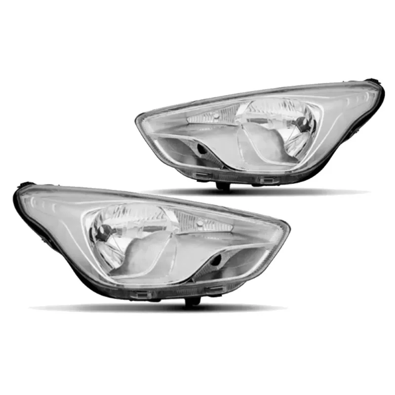 Farol Ka 2019 A 2022 Lado Esquerdo Cromado (r30553)