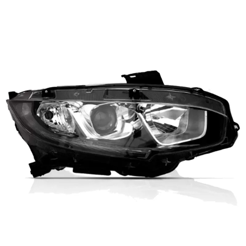 (r27247) (c055835)farol Civic 2017 A 2021 Lado Esquerdo Regulador Eletrico Com Projetor E Led