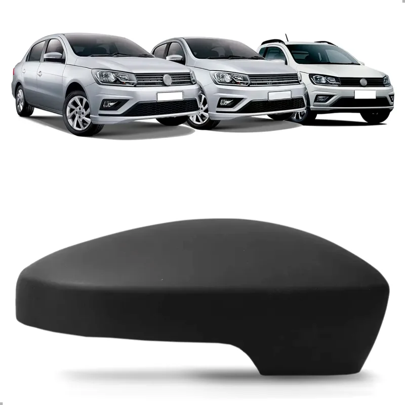 Capa  Retrovisor Up 2014 A 2022 Fox Voyage Saveiro G6 G7 G8 Com Furo Para Pintura Direito