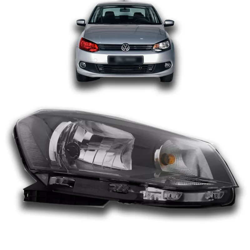 Farol Gol Saveiro Voyage G6 2013 A 2016 Lado Direito Foco Simples (039155)