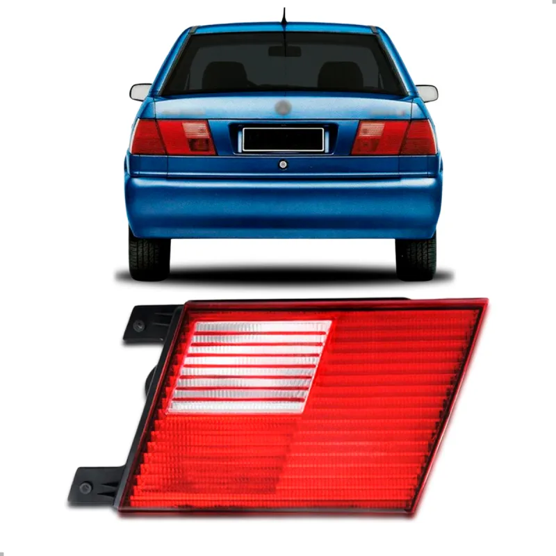 Lanterna Traseira Santana 1998 A 2006 Lado Direito Rubi Tampa Plastico