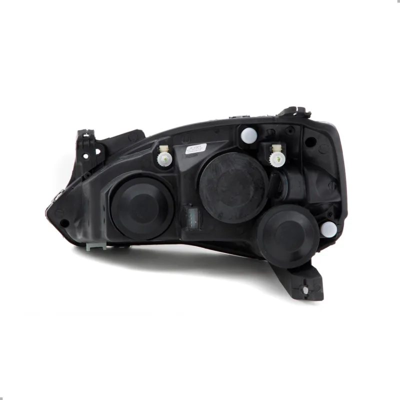 0160736 Farol Original Corsa Montana 2003 A 2007 Lado Direito Cromado Pisca Raiado Manual