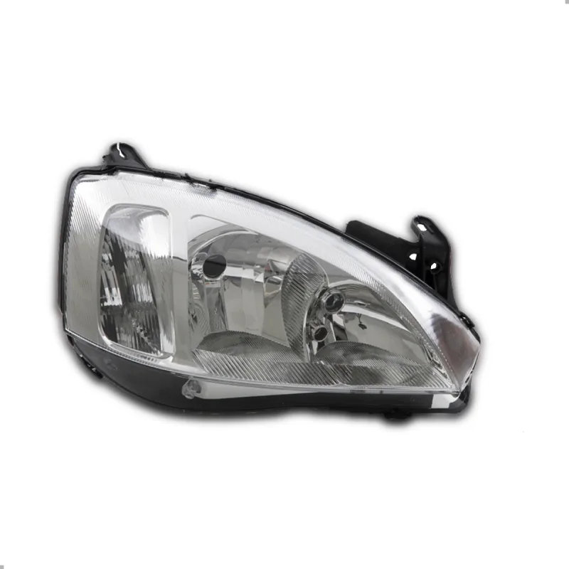 0160736 Farol Original Corsa Montana 2003 A 2007 Lado Direito Cromado Pisca Raiado Manual