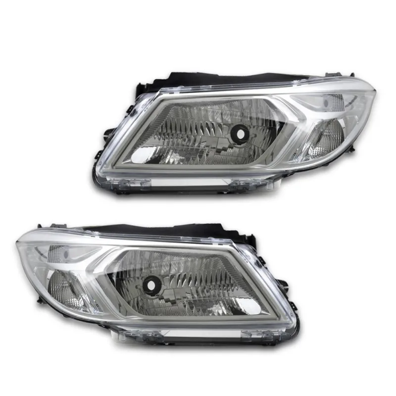 Farol Onix Prisma 2012 A 2016 Lado Direito Cromado Com Moldura Cromada (r24768) (c050265)
