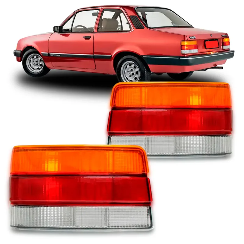 Lanterna Traseira Chevette 1987 A 1993 Esquerdo Ambar