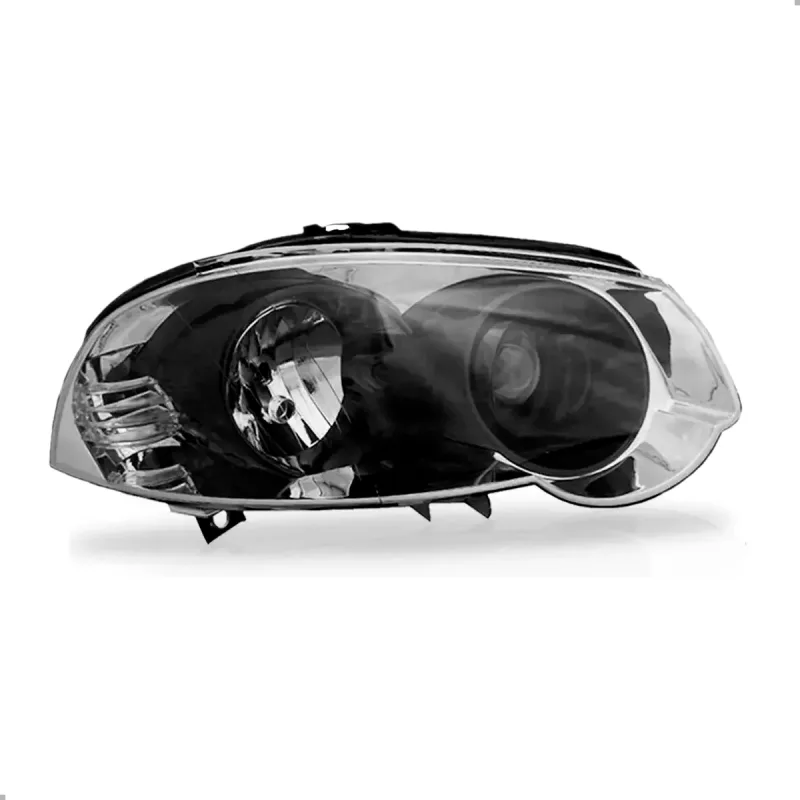0161002 Farol Original Palio Siena 2008 A 2011 Strada 2010 A 2019 Lado Direito Mascara Negra Aro Preto Ld