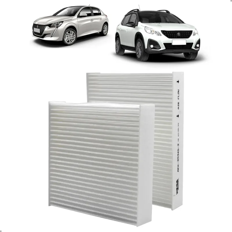 Filtro Do Ar Da Cabine C3 1.5 2012 A 2022 208 1.5 1.6 2012 A 2018 2008 1.6 2015 A 2023 C4 Cactus 1.6 201