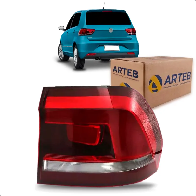 0460502 Lanterna Traseira Original Fox 2015 A 2022 Lado Direito Canto Fume
