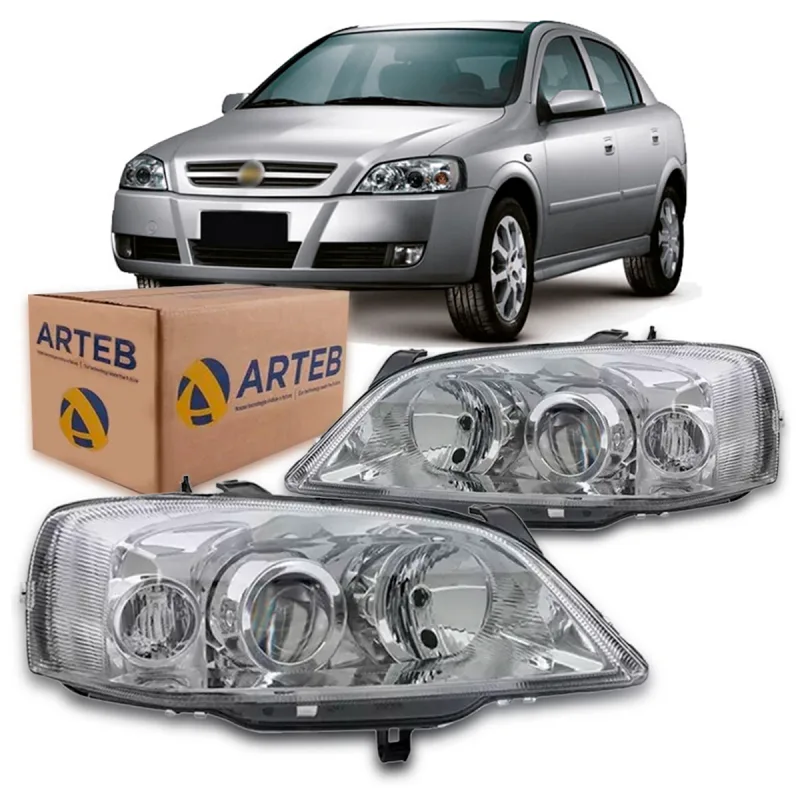 PAR FAROL ORIGINAL ASTRA 2003 A 2012 COM MOTOR