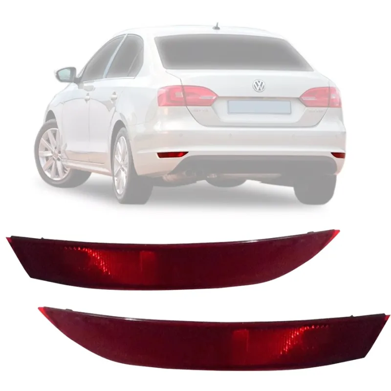 PAR LANTERNA REFLETOR DO PARA-CHOQUE TRASEIRO JETTA 2010 A 2014