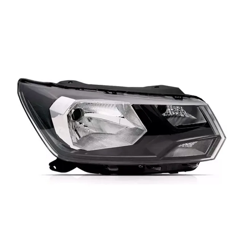 Farol Saveiro G7 2017 A 2018 Gol Voyage G8 2019 A 2022 Lado Esquerdo Com Friso Preto (r31069)