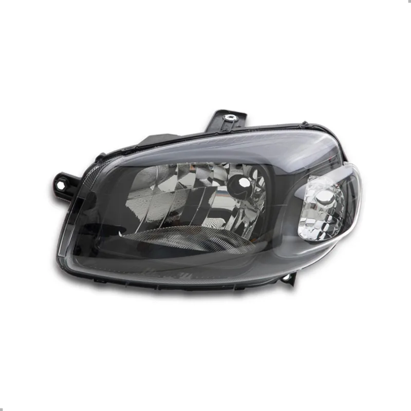 0160767 Farol Original Uno Vivace Way Sporting 2010 A 2014 Lado Esquerdo Mascara Negra