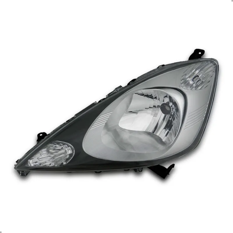 Farol Original Fit 2009 A 2012 Lado Esquerdo Mascara Cinza