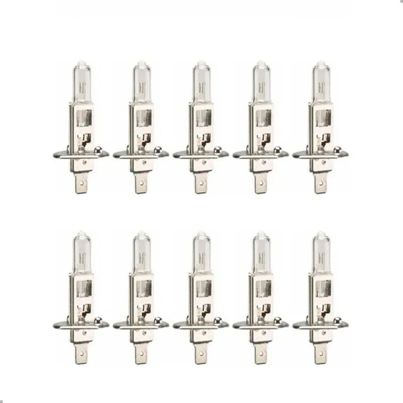KIT 10 LâMPADAS HALOGENA H1 55W 12V 3200K TIGER AUTO