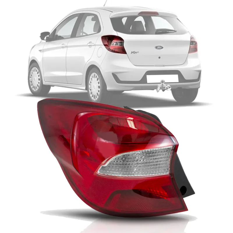 Lanterna Traseira Ka Hatch 2019 A 2021 Lado Esquerdo Cristal (c062535) (r30561)