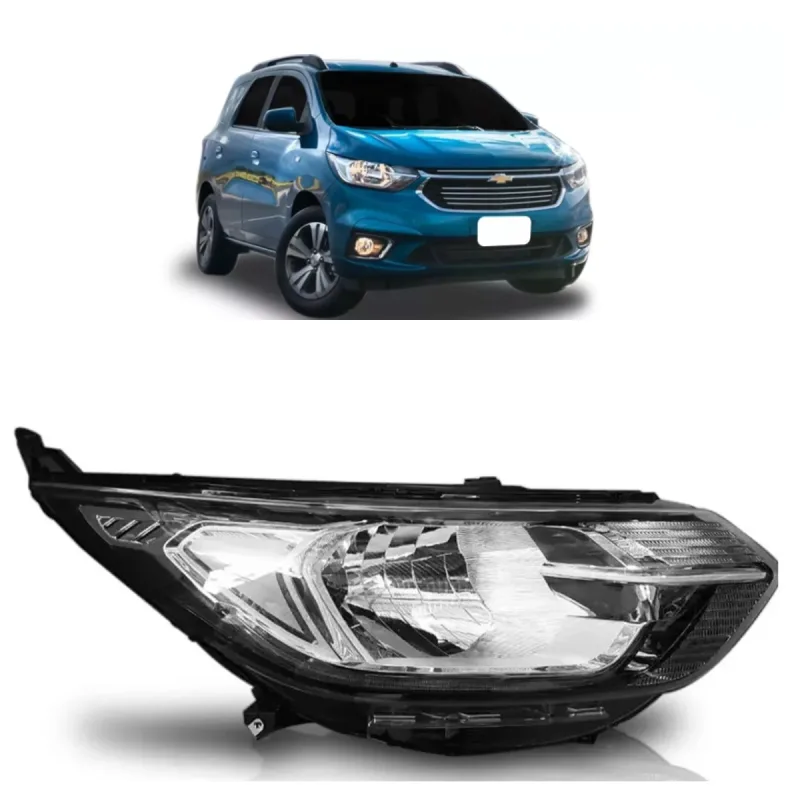 Farol Spin 2019 A 2023 Lado Direito Cromado Regulador Manual Sem Led (r30362)