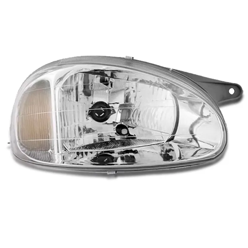 0160380 Farol Original Corsa Classic 2000 A 2010 Lado Direito Cromado Carcaca Cinza
