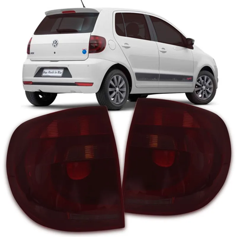 Lanterna Traseira Fox Crossfox 2010 A 2014 Lado Direito Fume Plastico