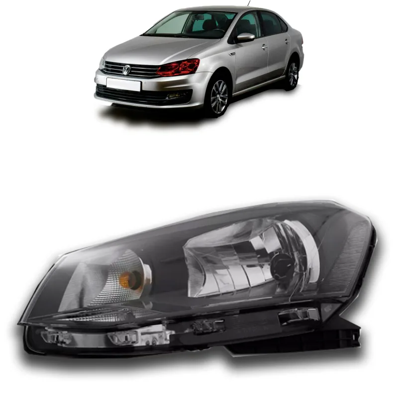 Farol Gol Saveiro Voyage G6 2013 A 2016 Lado Esquerdo Foco Simples (039156)