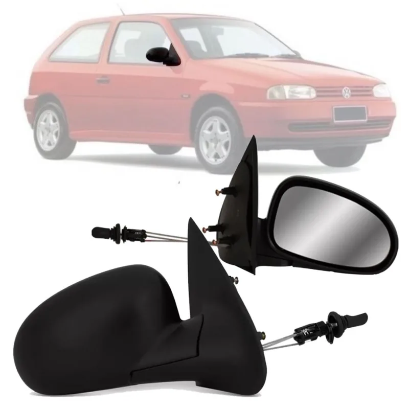 (rx110) Retrovisor Gol Parati Saveiro G2 Bola 1995 A 1999 2 Portas Manual Lado Direito