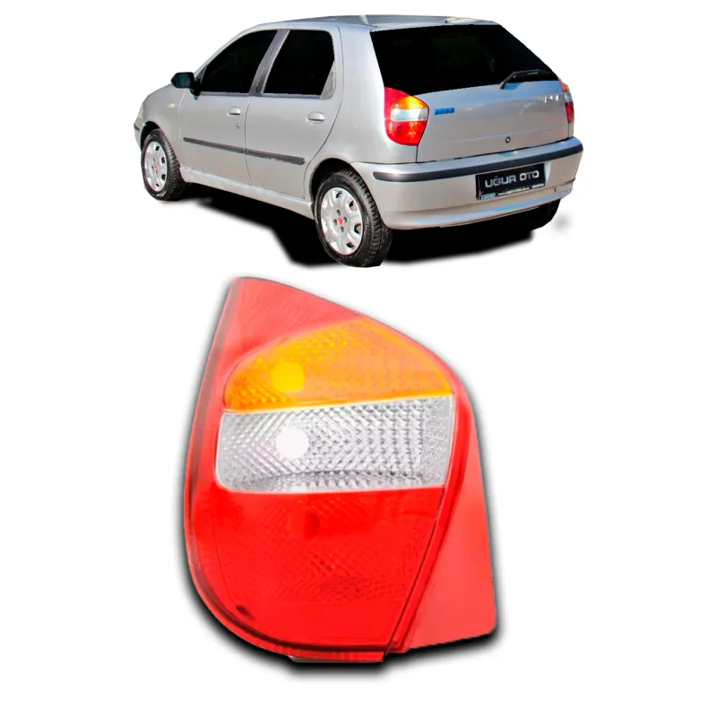 Lanterna Traseira Palio 2004 A 2011 Carcaça Preta Lado Esquerdo