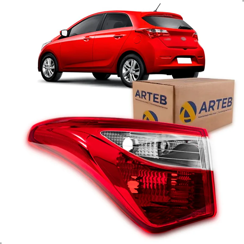 0460471 Lanterna Traseira Original Hb20 Hatch 2012 A 2019 Lado Esquerdo Canto