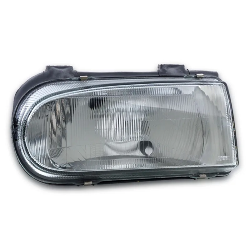 0160182 Farol Original Gol Parati Saveiro G2 Bola 1995 A 1999 Lado Direito Foco Simples Cromado