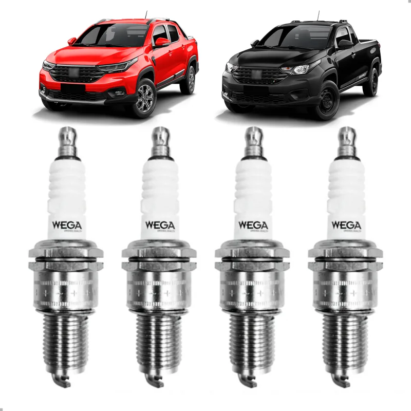 JOGO VELA DE IGNICAO ARGO 1.0 6V 1.3 8V 2017 A 2022 CRONOS 1.3 8V 2018 A 2022 MOBI 1.0 6V 2016 A 2022 STRADA 1.3 8V 2020