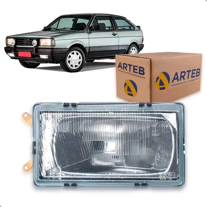 0160166 Farol Original Gol Gts Gti Voyage A 1990 Lado Direito (maior)