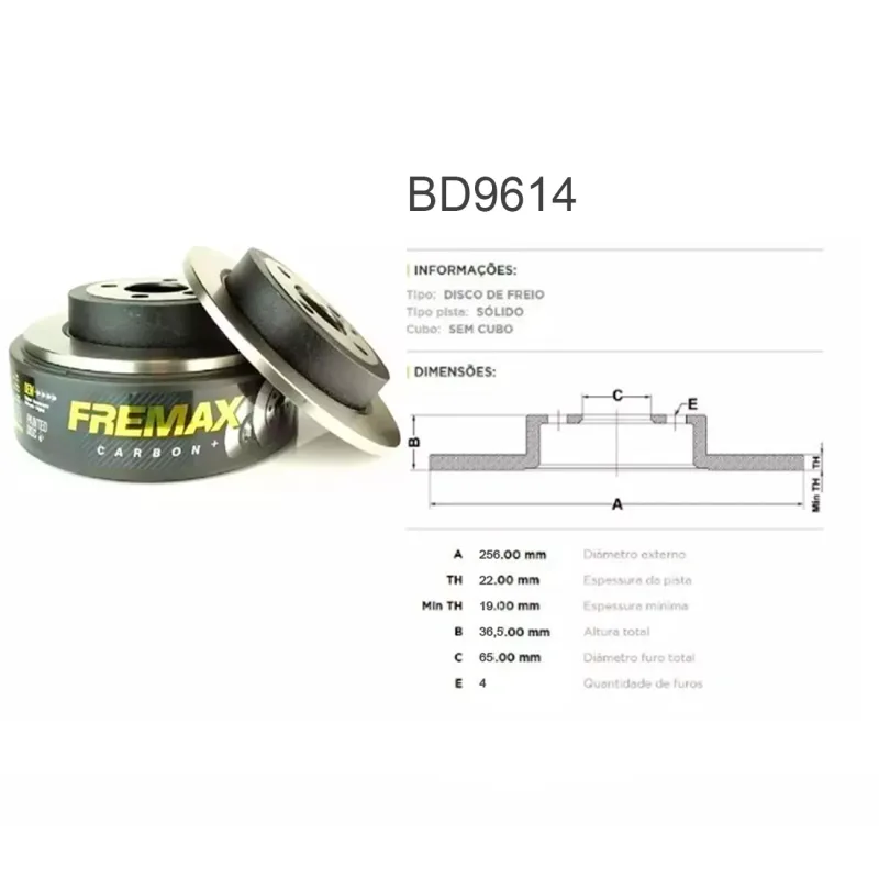 Disco Do Freio Dianteiro Gol Saveiro G5 1.0 1.6 2013/ Up 1.0 2014 A 2022 Ventilado