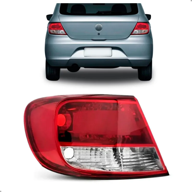 Lanterna Traseira Gol G5 2009 A 2012 Lado Esquerdo Cristal(c46206)