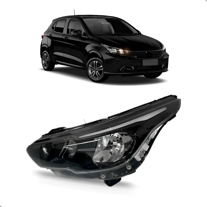 Farol Original Argo 2024 A 2025 Lado Esquerdo Com Led