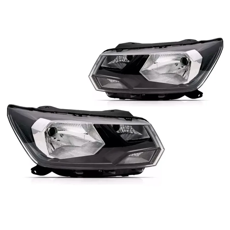 Farol Saveiro G7 2017 A 2018 Gol Voyage G8 2019 A 2022 Lado Esquerdo Com Friso Preto (r31069)